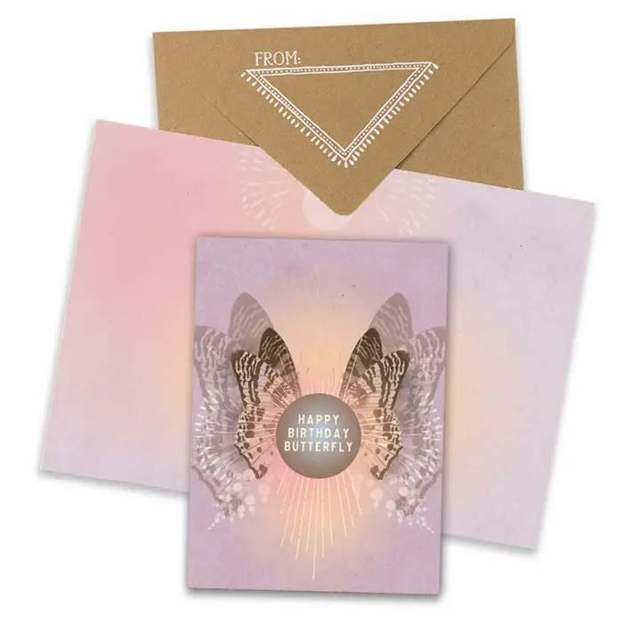 Happy Birthday Butterfly Greeting Card