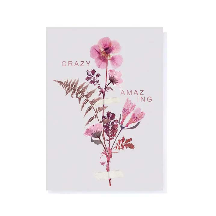 "Pink Petals" Greeting Card