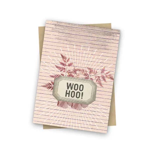 Woo Hoo 2 Mini Greeting Card